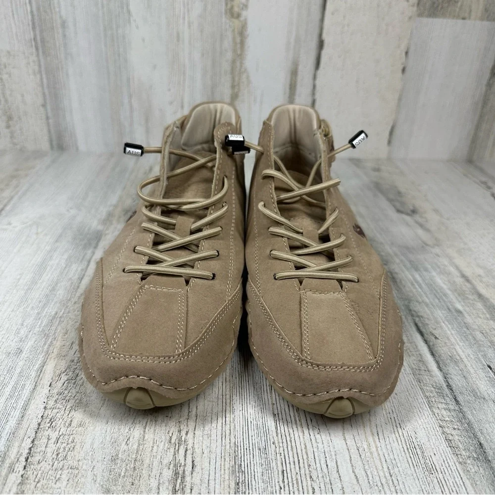 Dbeck Men's Suede High Boots Leather Casual Sneakers‎ #135